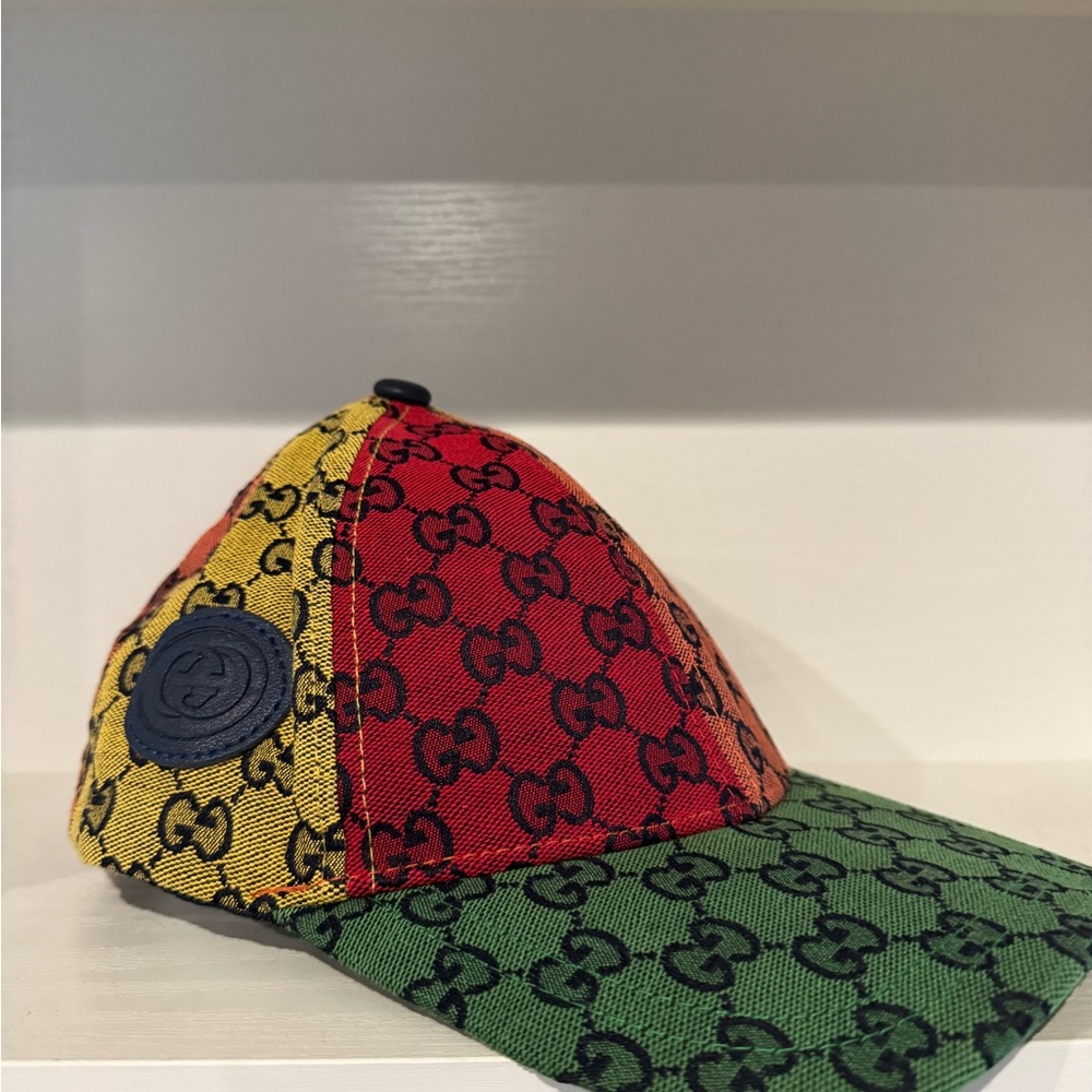 Gucci Multicolor Logo Baseball Cap - image 1